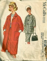 6196 1960S RAGLAN COAT LENGTHS,SLIM SKIRT PATTERN 16